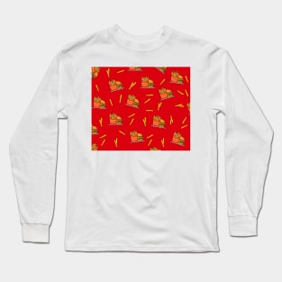 Burger and Fries Long Sleeve T-Shirt